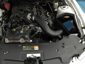 Airaid 11-14 Ford Mustang 3.7L V6 MXP Intake System w/ Tube (Dry / Blue Media)
