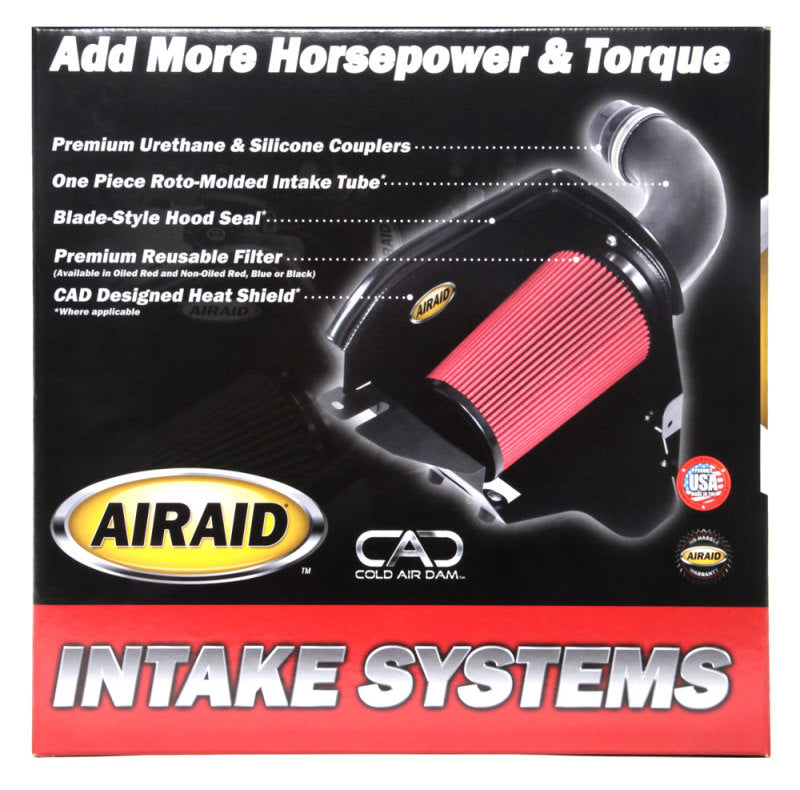 Airaid 11-14 Ford Mustang 3.7L V6 MXP Intake System w/ Tube (Oiled / Red Media)