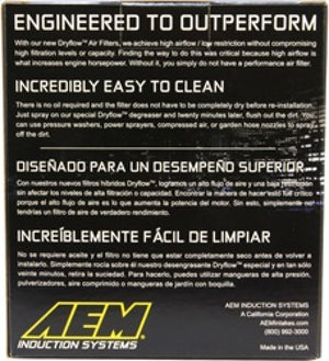 AEM 2.50 inch Short Neck 5 inch Element Filter Replacement