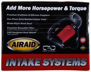 Airaid 08-10 Ford F-250/350 5.4L V8/6.8L V10 CAD Intake System w/o Tube (Oiled / Red Media)